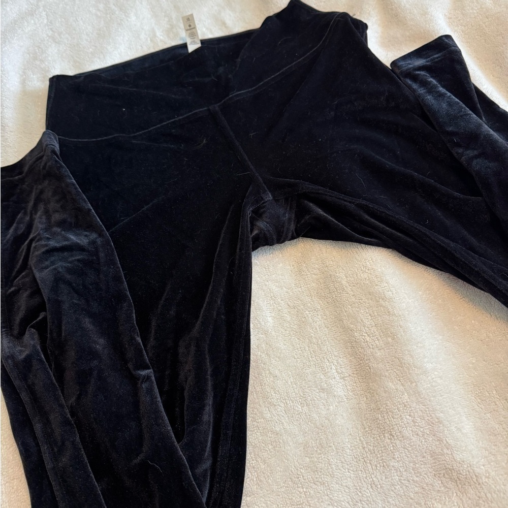 lululemon athletica Black Velvet Leggings